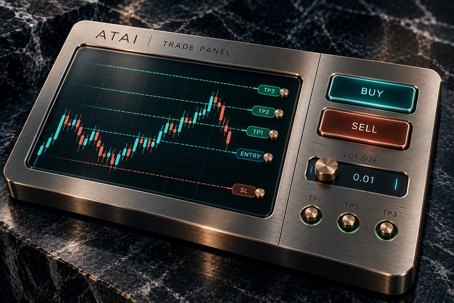 Abstract manual execution assistant illustration